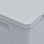 vidaXL Ladă de depozitare pentru grădină, 90 L, gri deschis vidaXL Ladă de depozitare pentru grădină, 90 L, gri deschis