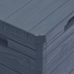 vidaXL Ladă de depozitare pentru grădină, antracit, 90 L vidaXL Ladă de depozitare pentru grădină, antracit, 90 L