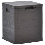 vidaXL Ladă de depozitare pentru grădină, maro, 90 L vidaXL Ladă de depozitare pentru grădină, maro, 90 L
