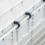 vidaXL Ladă de depozitare pentru grădină, 280 L, gri deschis vidaXL Ladă de depozitare pentru grădină, 280 L, gri deschis