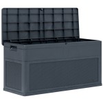 vidaXL Ladă de depozitare de grădină, antracit, 320 L vidaXL Ladă de depozitare de grădină, antracit, 320 L