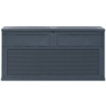 vidaXL Ladă de depozitare de grădină, antracit, 320 L vidaXL Ladă de depozitare de grădină, antracit, 320 L