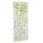 vidaXL Perdea de ușă pentru insecte, 90 x 200 cm, bambus vidaXL Perdea de ușă pentru insecte, 90 x 200 cm, bambus