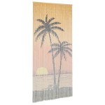 vidaXL Perdea de ușă pentru insecte, 90 x 200 cm, bambus vidaXL Perdea de ușă pentru insecte, 90 x 200 cm, bambus