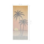 vidaXL Perdea de ușă pentru insecte, 90 x 200 cm, bambus vidaXL Perdea de ușă pentru insecte, 90 x 200 cm, bambus