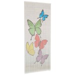 vidaXL Perdea de ușă pentru insecte, 90 x 200 cm, bambus