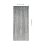 vidaXL Perdea de ușă pentru insecte, 90 x 200 cm, bambus