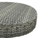 vidaXL Masă de grădină, gri, 60,5 x 106 cm, poliratan vidaXL Masă de grădină, gri, 60,5 x 106 cm, poliratan