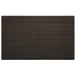 vidaXL Masă de bar de grădină, maro, 100 x 60,5 x 110,5 cm, poliratan vidaXL Masă de bar de grădină, maro, 100 x 60,5 x 110,5 cm, poliratan