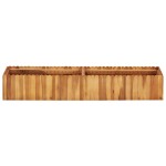 vidaXL Strat înălțat de grădină, 150x30x25 cm, lemn masiv de acacia
