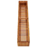 vidaXL Strat înălțat de grădină, 150x30x25 cm, lemn masiv de acacia