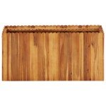 vidaXL Strat înălțat de grădină, 100x30x50 cm, lemn masiv de acacia