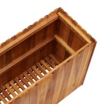 vidaXL Strat înălțat de grădină, 100x30x50 cm, lemn masiv de acacia