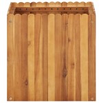 vidaXL Strat înălțat de grădină, 50 x 50 x 50 cm, lemn masiv de acacia