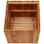 vidaXL Strat înălțat de grădină, 50 x 50 x 50 cm, lemn masiv de acacia