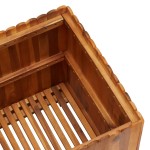 vidaXL Strat înălțat de grădină, 50 x 50 x 50 cm, lemn masiv de acacia
