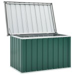 vidaXL Ladă de depozitare pentru grădină, verde, 109 x 67 x 65 cm vidaXL Ladă de depozitare pentru grădină, verde, 109 x 67 x 65 cm