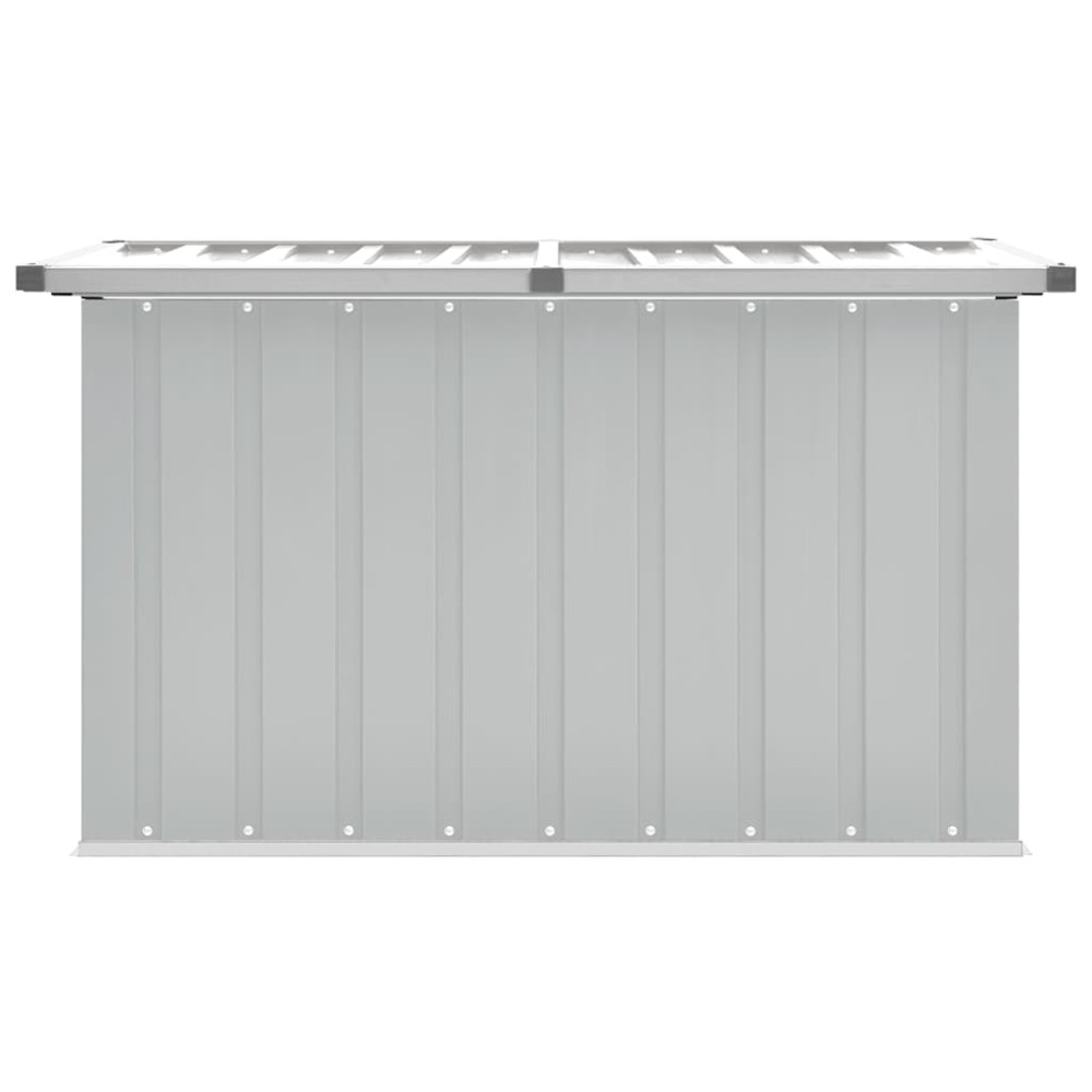 vidaXL Ladă de depozitare pentru grădină, gri, 109x67x65 cm