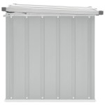 vidaXL Ladă de depozitare pentru grădină, gri, 109x67x65 cm vidaXL Ladă de depozitare pentru grădină, gri, 109x67x65 cm