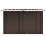 vidaXL Ladă de depozitare pentru grădină, maro, 109 x 67 x 65 cm vidaXL Ladă de depozitare pentru grădină, maro, 109 x 67 x 65 cm