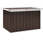 vidaXL Ladă de depozitare pentru grădină, maro, 109 x 67 x 65 cm vidaXL Ladă de depozitare pentru grădină, maro, 109 x 67 x 65 cm