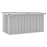 vidaXL Ladă de depozitare pentru grădină, gri, 129x67x65 cm vidaXL Ladă de depozitare pentru grădină, gri, 129x67x65 cm