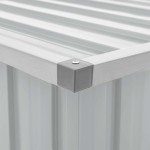 vidaXL Ladă de depozitare pentru grădină, gri, 129x67x65 cm vidaXL Ladă de depozitare pentru grădină, gri, 129x67x65 cm