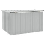 vidaXL Ladă de depozitare pentru grădină, gri, 149x99x93 cm vidaXL Ladă de depozitare pentru grădină, gri, 149x99x93 cm