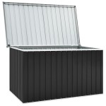 vidaXL Ladă de depozitare pentru grădină, antracit, 171 x 99 x 93 cm vidaXL Ladă de depozitare pentru grădină, antracit, 171 x 99 x 93 cm