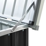 vidaXL Ladă de depozitare pentru grădină, antracit, 171 x 99 x 93 cm vidaXL Ladă de depozitare pentru grădină, antracit, 171 x 99 x 93 cm