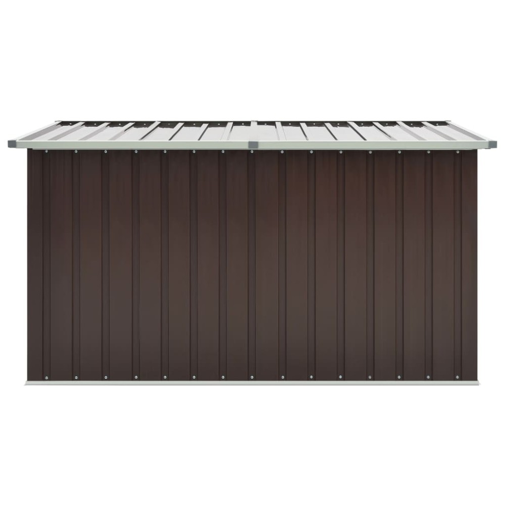 vidaXL Ladă de depozitare pentru grădină, maro, 171 x 99 x 93 cm