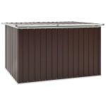 vidaXL Ladă de depozitare pentru grădină, maro, 171 x 99 x 93 cm vidaXL Ladă de depozitare pentru grădină, maro, 171 x 99 x 93 cm