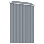vidaXL Șopron de grădină lemne de foc, gri, 245x98x159 cm oțel zincat vidaXL Șopron de grădină lemne de foc, gri, 245x98x159 cm oțel zincat