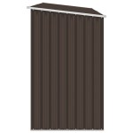 vidaXL Șopron de grădină lemne de foc maro 245x98x159 cm oțel zincat vidaXL Șopron de grădină lemne de foc maro 245x98x159 cm oțel zincat