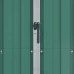 vidaXL Magazie de grădină, verde, 116x45x175 cm, oțel zincat vidaXL Magazie de grădină, verde, 116x45x175 cm, oțel zincat