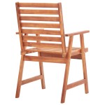 vidaXL Scaune de exterior, 2 buc., lemn masiv de acacia vidaXL Scaune de exterior, 2 buc., lemn masiv de acacia
