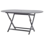 vidaXL Masă de grădină pliabilă, 160x85x75 cm, lemn masiv de acacia vidaXL Masă de grădină pliabilă, 160x85x75 cm, lemn masiv de acacia