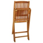 vidaXL Scaune pliabile de exterior, 4 buc., lemn masiv de acacia vidaXL Scaune pliabile de exterior, 4 buc., lemn masiv de acacia