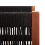 vidaXL Canapea de grădină cu 2 locuri, lemn masiv de acacia