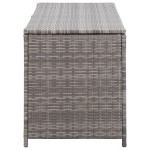 vidaXL Ladă de depozitare de grădină, gri, 120x50x60 cm, poliratan vidaXL Ladă de depozitare de grădină, gri, 120x50x60 cm, poliratan