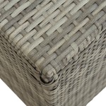 vidaXL Ladă de depozitare de grădină, gri, 200x50x60 cm, poliratan vidaXL Ladă de depozitare de grădină, gri, 200x50x60 cm, poliratan