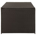 vidaXL Ladă de depozitare de grădină, maro, 180x90x70 cm, poliratan vidaXL Ladă de depozitare de grădină, maro, 180x90x70 cm, poliratan