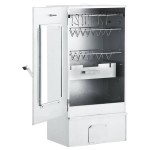 vidaXL Afumătoare cuptor grătar cu 1 kg peleți lemn, 44,5x29x83 cm vidaXL Afumătoare cuptor grătar cu 1 kg peleți lemn, 44,5x29x83 cm