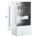 vidaXL Afumătoare cuptor grătar cu 1 kg peleți lemn, 44,5x29x83 cm vidaXL Afumătoare cuptor grătar cu 1 kg peleți lemn, 44,5x29x83 cm