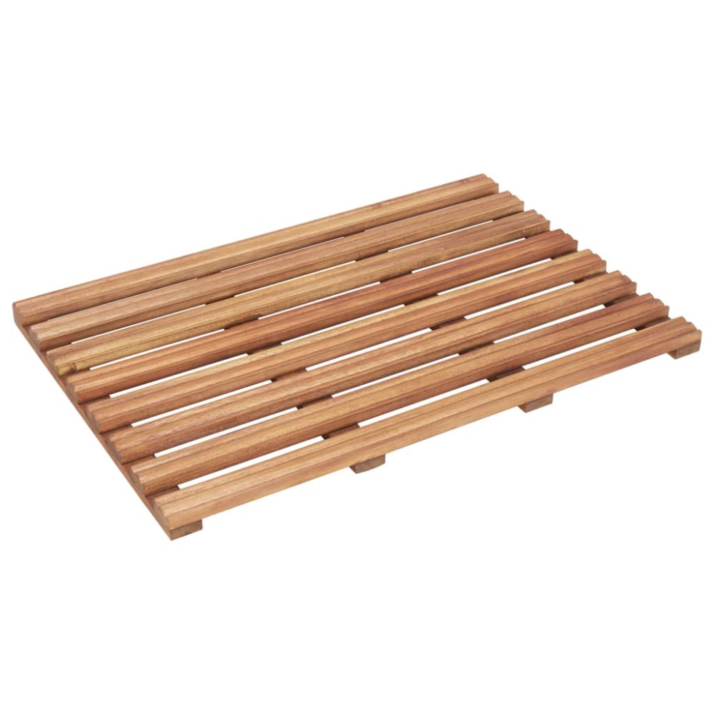 vidaXL Covoare de baie, 2 buc., 56 x 37 cm, lemn masiv de acacia