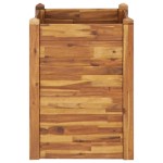 vidaXL Strat înălțat de grădină, 60 x 60 x 84 cm, lemn masiv de acacia