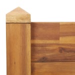 vidaXL Strat înălțat de grădină, 110x60x44 cm, lemn masiv de acacia