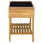 vidaXL Jardinieră înaltă, 78,5 x 58,5 x 78,5 cm, lemn masiv de acacia
