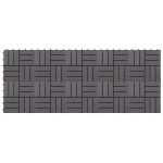 vidaXL Plăci pardoseală, 10 buc., gri, 30x30 cm, lemn masiv de acacia vidaXL Plăci pardoseală, 10 buc., gri, 30x30 cm, lemn masiv de acacia