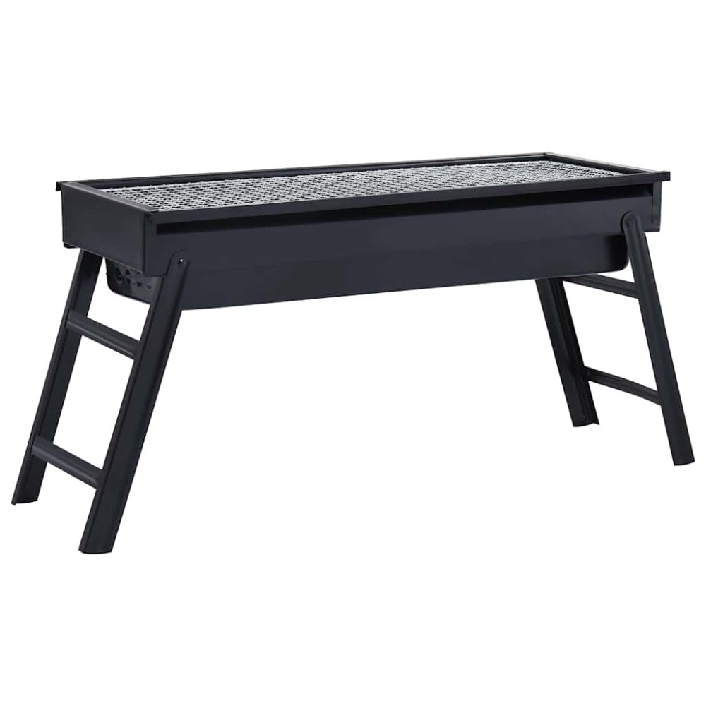 vidaXL Grătar de camping portabil, 60 x 22,5 x 33 cm